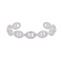 将图像加载到图库查看器中,HERMES Chaine d'Ancre Bangle Size SH SV925