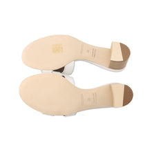 Load image into Gallery viewer, HERMES Oazis Sandals White Calf Leather Size 36