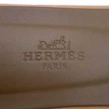 Load image into Gallery viewer, HERMES Oran Sandals Etoupe Epsom Size 35H