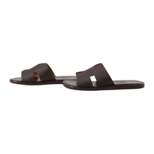 Load image into Gallery viewer, HERMES Izmir Sandals Moka Calf Leather Size 40