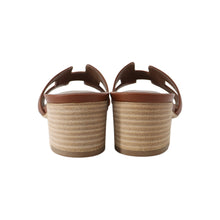 Load image into Gallery viewer, HERMES Oazis Sandals GoldH071002Z03360 Calf Leather Size 36