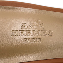 Load image into Gallery viewer, HERMES Oazis Sandals GoldH071002Z03360 Calf Leather Size 36
