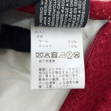 Load image into Gallery viewer, HERMES Avalon III Cushion Ecru/Rouge HH102666M59 Wool90% Cashmere10% Size PM