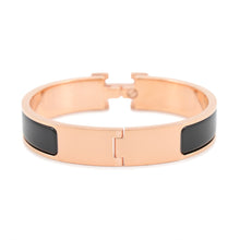 Load image into Gallery viewer, HERMES ClicH Bracelet Size PM BlackH700001FO01PM Metal Enamel