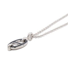 Load image into Gallery viewer, HERMES Mini Maillon Necklace Size PM BlackH100053FP03 Metal Lacquer