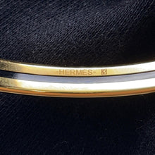Load image into Gallery viewer, HERMES Uni Bangle OrangeH240001F8A65 Gold Plated Enamel