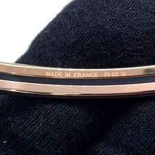 Load image into Gallery viewer, HERMES Enamel Bangle Zodiac Signs Rose Poudre/Anthracite Metal Enamel