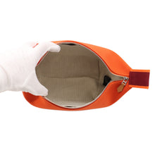 Load image into Gallery viewer, HERMES Brid a Black Orange・Feu Canvas Size PM
