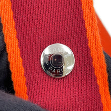 Load image into Gallery viewer, HERMES Brid a Black Orange・Feu Canvas Size PM
