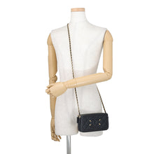 Load image into Gallery viewer, CHANEL CCFiligree Chain Wallet BlackA84450 Caviar Leather