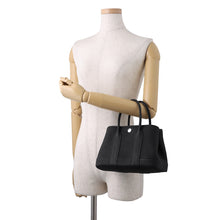 Load image into Gallery viewer, HERMES Neo Garden Black Negonda Leather Size 23