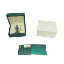 将图像加载到图库查看器中,ROLEX Oyster Perpetual W34mm Stainless Steel Blue Dial114200