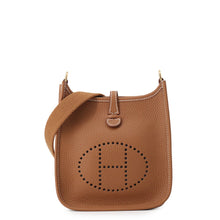Load image into Gallery viewer, HERMES Evelyne Long Amazon Gold Taurillon Clemence Size TPM