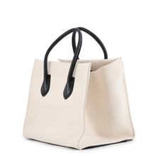 Load image into Gallery viewer, CELINE Luggage Phantom Tote Bag Natural/Black169952AEL.01BC Canvas Leather Size Medium