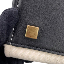 Load image into Gallery viewer, CELINE Luggage Phantom Tote Bag Natural/Black169952AEL.01BC Canvas Leather Size Medium