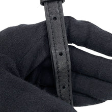 Load image into Gallery viewer, MONCLER Georgine Shoulder Black/YellowB209A0065400 Leather Fur Size Small