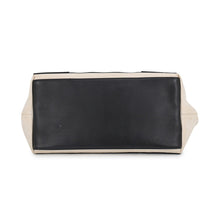 将图像加载到图库查看器中,BALENCIAGA Navy Kabas Ivory/Black581292 Canvas Leather Size M