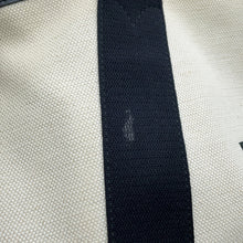 Load image into Gallery viewer, BALENCIAGA Navy Kabas Ivory/Black581292 Canvas Leather Size M