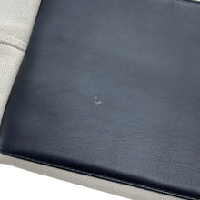 Load image into Gallery viewer, BALENCIAGA Navy Kabas Ivory/Black581292 Canvas Leather Size M