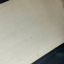 将图像加载到图库查看器中,BALENCIAGA Navy Kabas Ivory/Black581292 Canvas Leather Size M