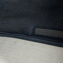 将图像加载到图库查看器中,BALENCIAGA Navy Kabas Ivory/Black581292 Canvas Leather Size M