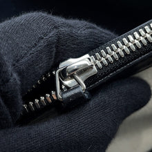 Load image into Gallery viewer, BALENCIAGA Navy Kabas Ivory/Black581292 Canvas Leather Size M