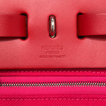 将图像加载到图库查看器中,HERMES Herbag zip Rose Mexico/Rouge Piman Toile H Vache Hunter Leather Size PM