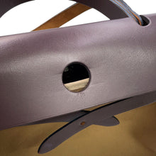 Load image into Gallery viewer, HERMES Herbag zip Etoupe/Ebene Toile Officier Vache Hunter Leather Size PM