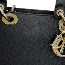 Load image into Gallery viewer, Dior Lady D-Saia 2-Way Handbag BlackM1151OTRL_M900 Leather Size Medium