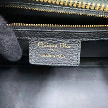 将图像加载到图库查看器中,Dior Lady D-Saia 2-Way Handbag BlackM1151OTRL_M900 Leather Size Medium