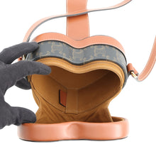 将图像加载到图库查看器中,CELINE Triomphe Heart Tambour Shoulder Bag Tan198212BZJ.04LU PVC Leather