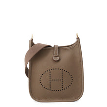 Load image into Gallery viewer, HERMES Evelyne Long Amazon Etoupe Taurillon Clemence Size TPM