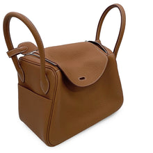 Load image into Gallery viewer, HERMES Lindy Gold Taurillon Clemence Size 26