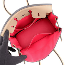 将图像加载到图库查看器中,HERMES Birkin Verso Trench/Bougainvillier Togo Leather Size 25