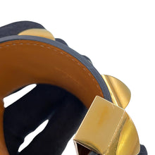 Load image into Gallery viewer, HERMES Collier de Chien Bangle Size XS Black Epsom Swift Leather
