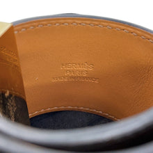 Load image into Gallery viewer, HERMES Collier de Chien Bangle Size XS Black Epsom Swift Leather