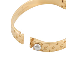 将图像加载到图库查看器中,LOUIS VUITTON Cuff nanogram Size M GoldM00252 Monogram・Pattern Metal