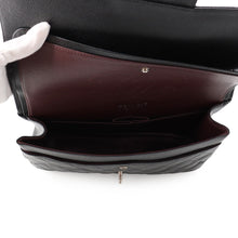 Load image into Gallery viewer, CHANEL Matelasse W Flap ChainShoulder Bag BlackA58600 Caviar Leather Size 30