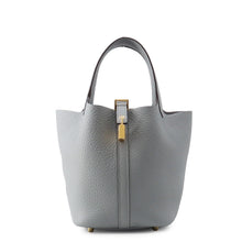 Load image into Gallery viewer, HERMES Picotin Lock Green Pantan Taurillon Clemence Size PM