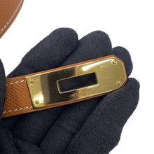 Load image into Gallery viewer, HERMES Kelly Belt Gold Epsom