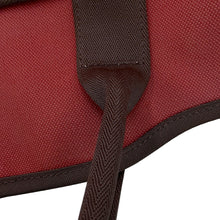 Load image into Gallery viewer, HERMES Sucked Pansage Groom Rouge H/Chocolat Toile Chevrons Canvas