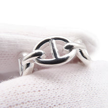 将图像加载到图库查看器中,HERMES Chaine d'Ancre Anchene Ring Size PM/49/#9 SV925