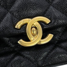 Load image into Gallery viewer, CHANEL Matelasse Melody Flap Chain Shoulder Bag BlackAS3165 Caviar Leather