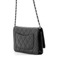 Load image into Gallery viewer, CHANEL Classic Matelasse Chain Shoulder Wallet BlackAP0250-Y01588-C3906 Caviar Leather