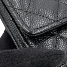 Load image into Gallery viewer, CHANEL Classic Matelasse Chain Shoulder Wallet BlackAP0250-Y01588-C3906 Caviar Leather