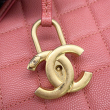 Load image into Gallery viewer, CHANEL CCFiligree Vanity ChainShoulder Bag PinkAS0988 Caviar Leather
