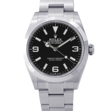 将图像加载到图库查看器中,ROLEX Explorer W40mm Stainless Steel Black Dial224270