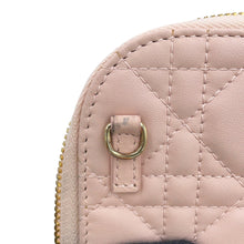 将图像加载到图库查看器中,Dior Lady Dior Call'in Dior Cannage 2-Way Phone Holder Powder PinkS0872ONMJ Lambskin