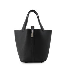 Load image into Gallery viewer, HERMES Picotin Lock Black Taurillon Clemence Size PM