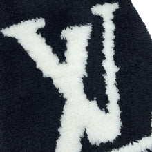 Load image into Gallery viewer, LOUIS VUITTON Scarf/Comfy Size S Black/WhiteM79399 Wool90% Nylon7% Polyurethane3%